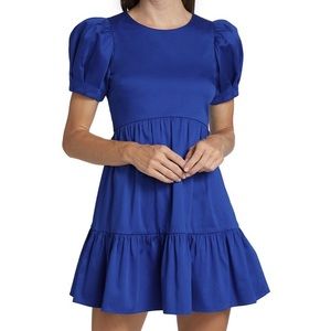 💋NWT alice and olivia ann tiered mini dress in cobalt